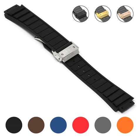 hublot watch straps|Hublot watch strap with clasp.